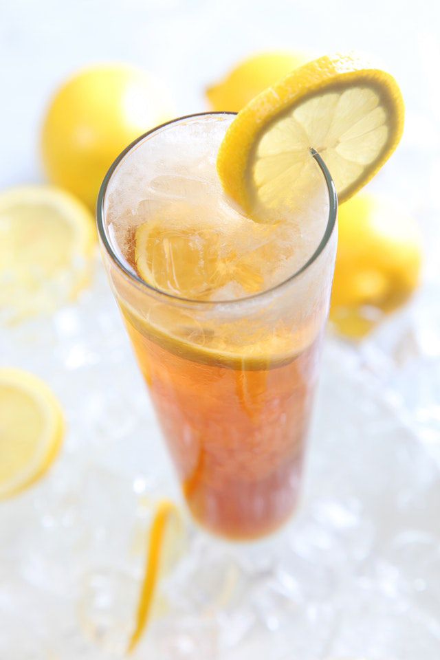 iced tea in a glass